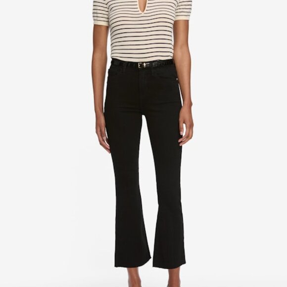 Frame Le Crop Mini Boot Denim Flare ankle Jeans 27 - Picture 1 of 8